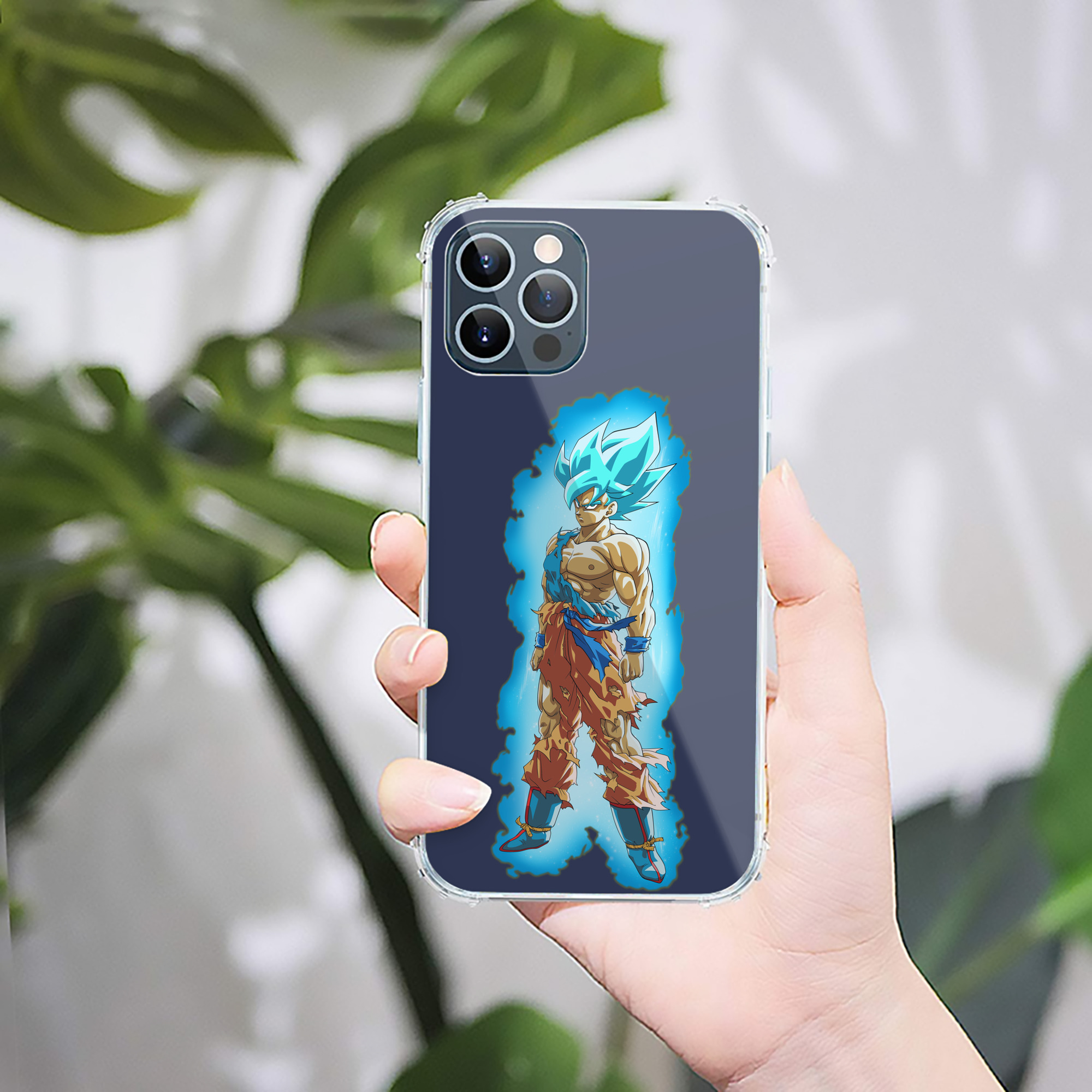 （画像用） ドラゴンボール 孫悟空（そん ごくう）Son Goku カカロット DRAGON BALL Kakarotto 【iPhone 12シリーズ対応】透明スマホケース（クリアソフトケース）